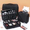China supplier pink 1680D nylon makeup cosmetic storage case - Image 4